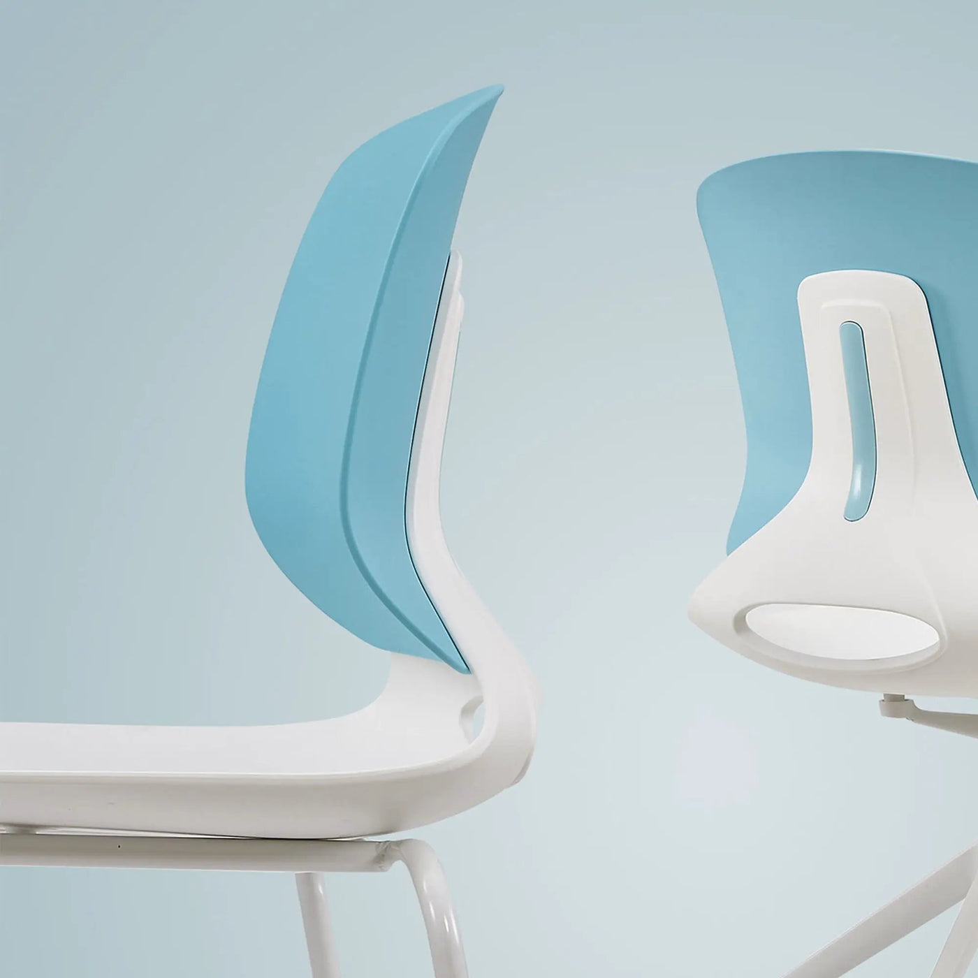 Ergonomic Backrest Stacking Chairs (Set of 4) by HouseOfZazla