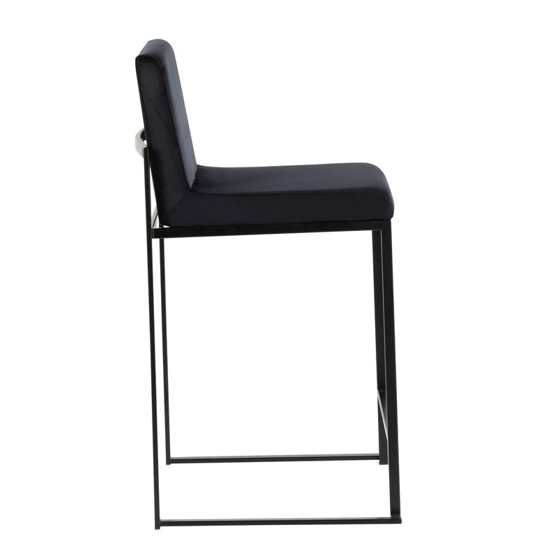 Fuji - Contemporary Modern Elegance, High Back Counter Stool by HouseOfZazla