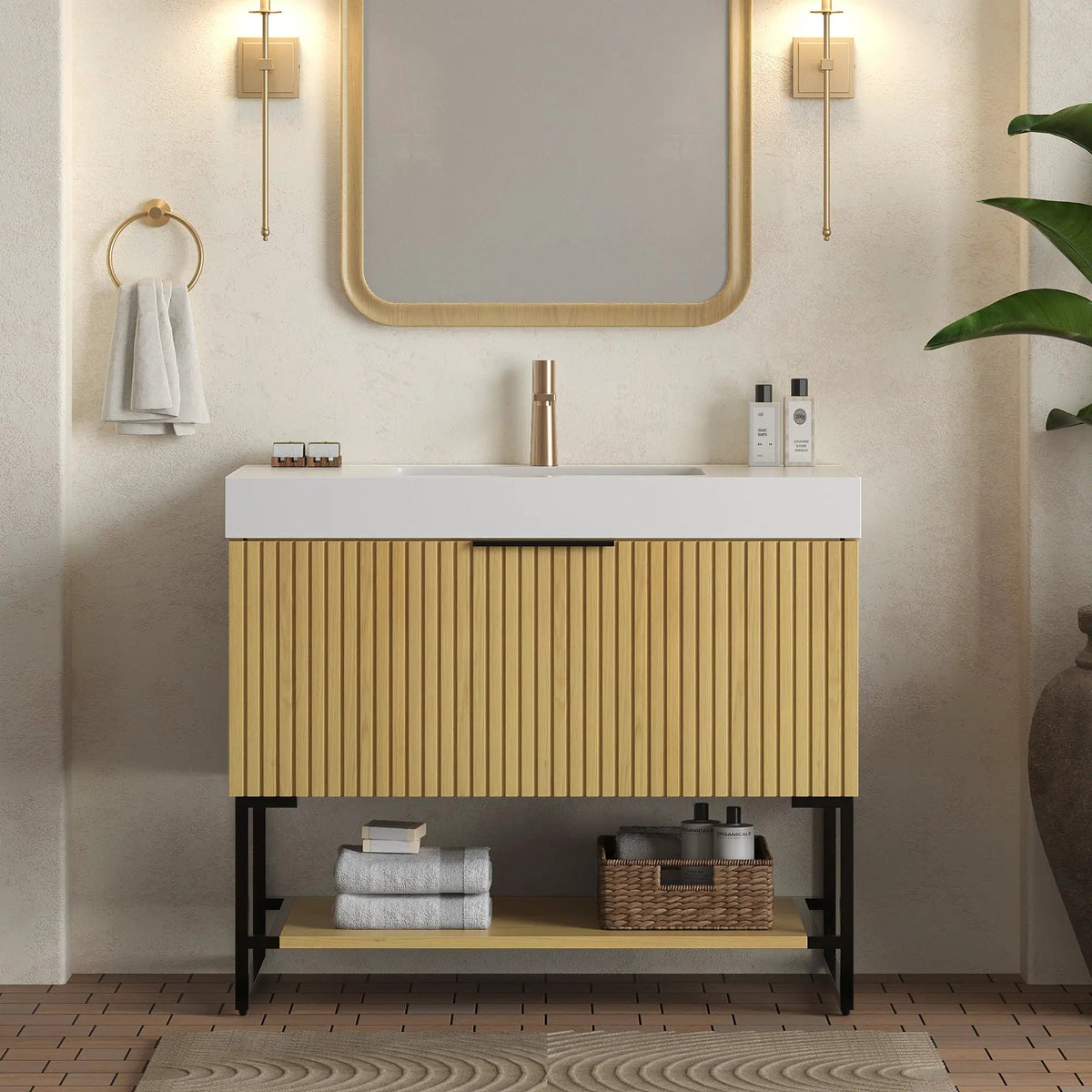 YOLAN 36" Bathroom Vanity & Sink by HouseOfZazla