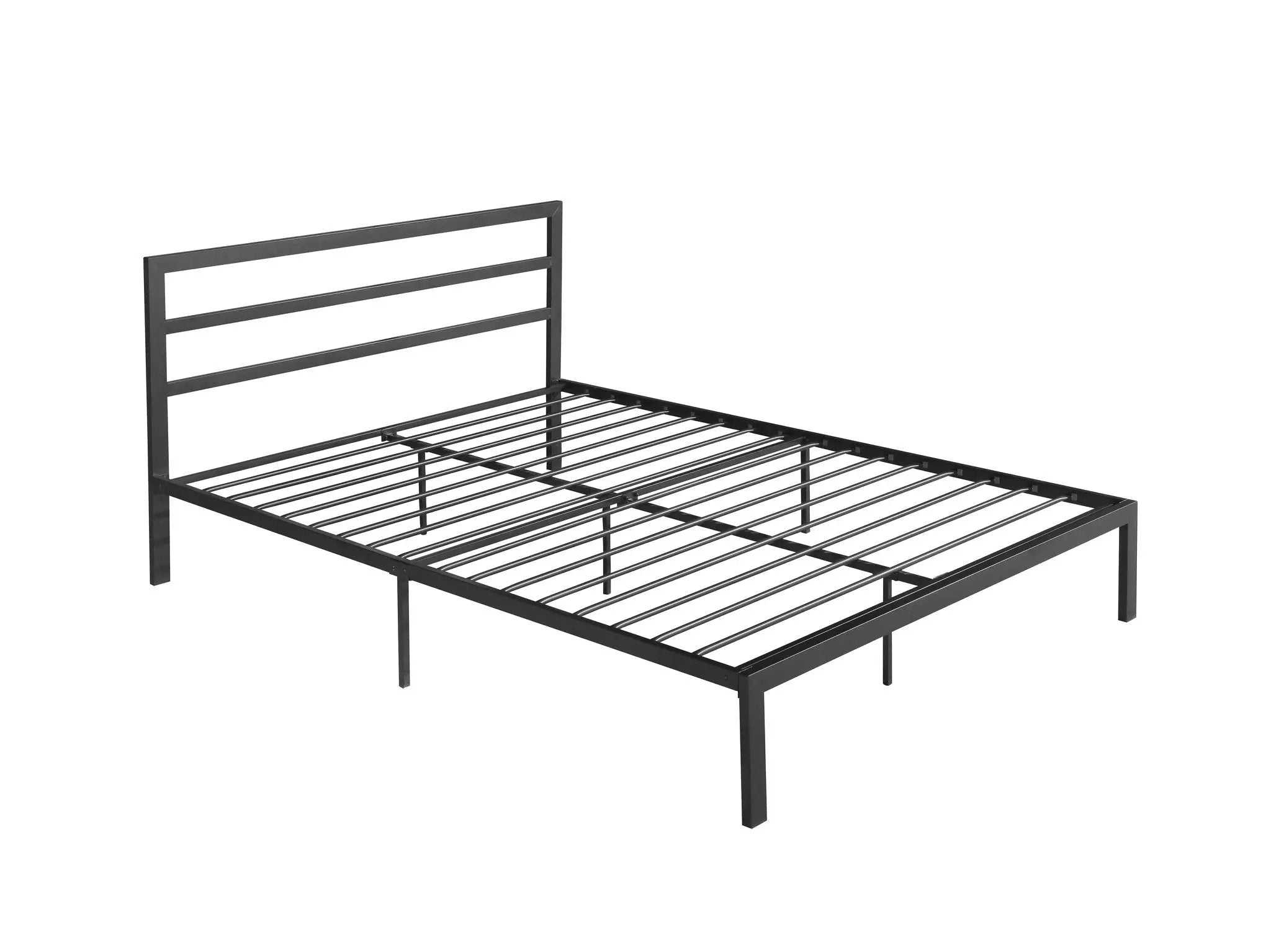 Metal Bed Frame With Headboard by HouseOfZazla