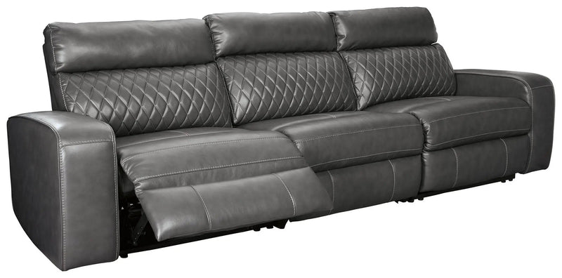 Samperstone - Power Reclining Sectional by Unique Piece Furniture