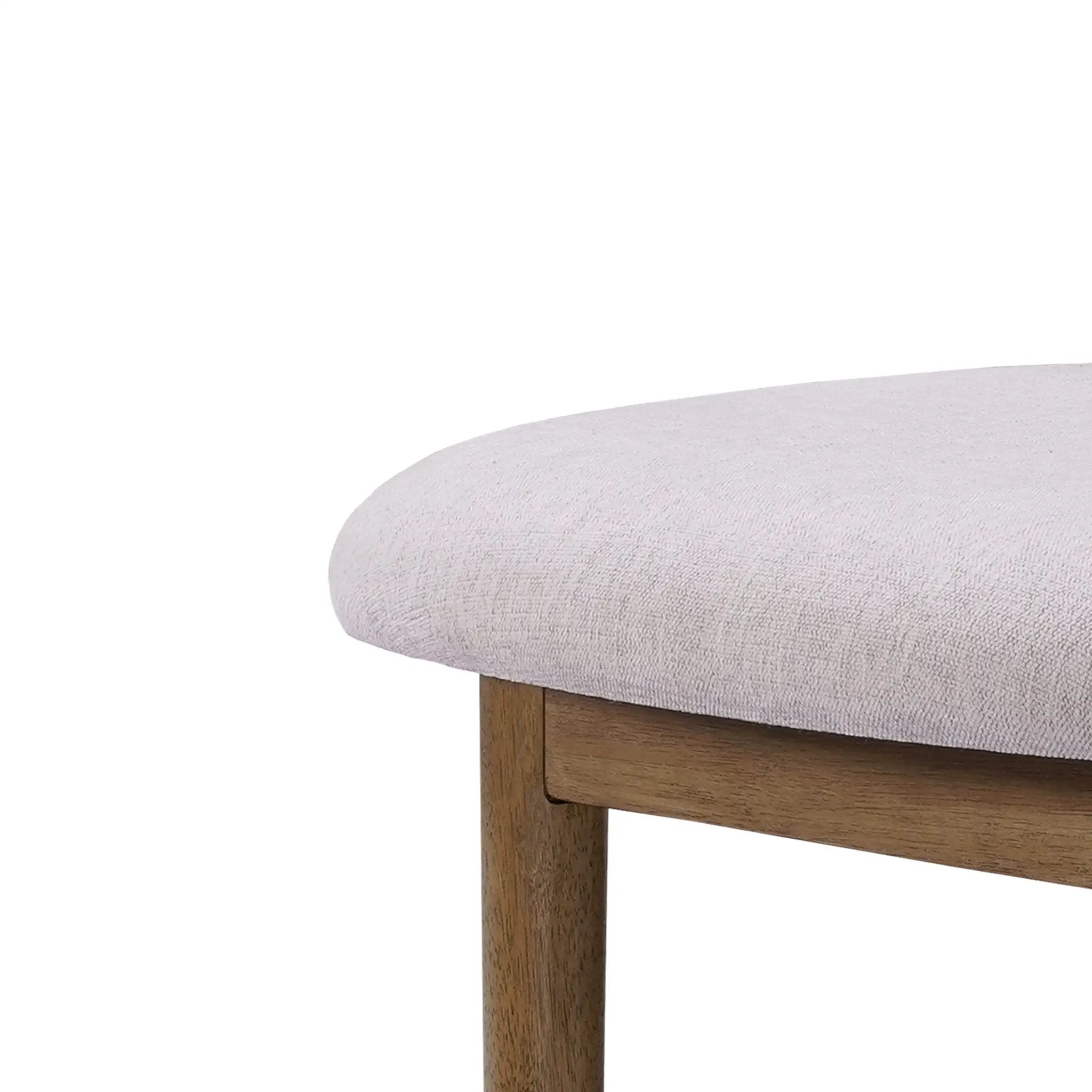 Renee Indoor Modern Split-Back Rubber Wood Counter Stool by HouseOfZazla