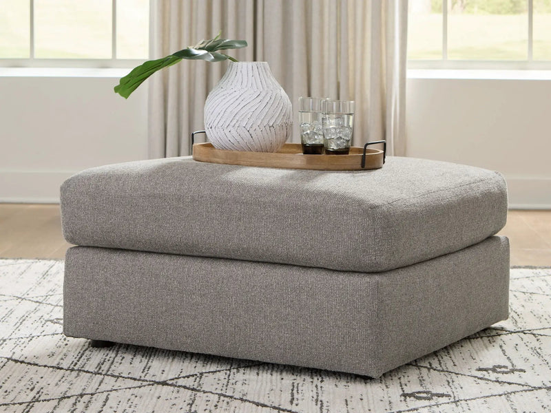 Lindon - Oversized Accent Ottoman - Smoke by Unique Piece Furniture