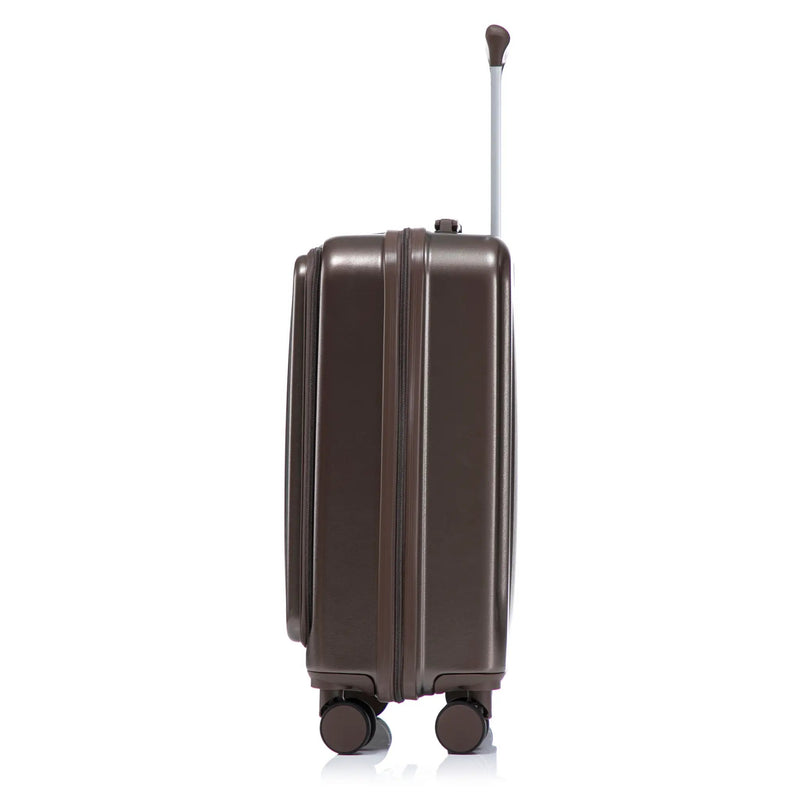 14' & 20' ABS Spinner Wheel Luggage Set with Cosmetic Case by HouseOfZazla
