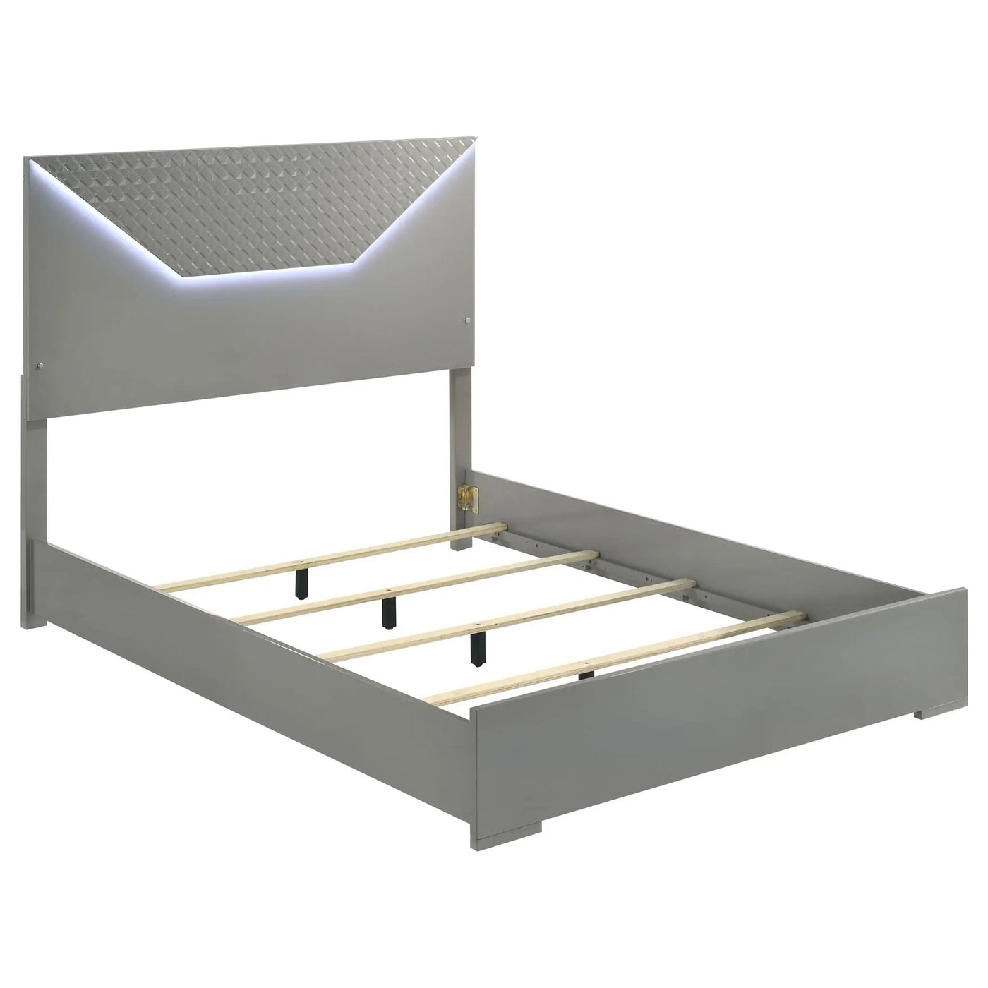 Pierce - 4 Piece Bedroom Set With LED Lighting by HouseOfZazla