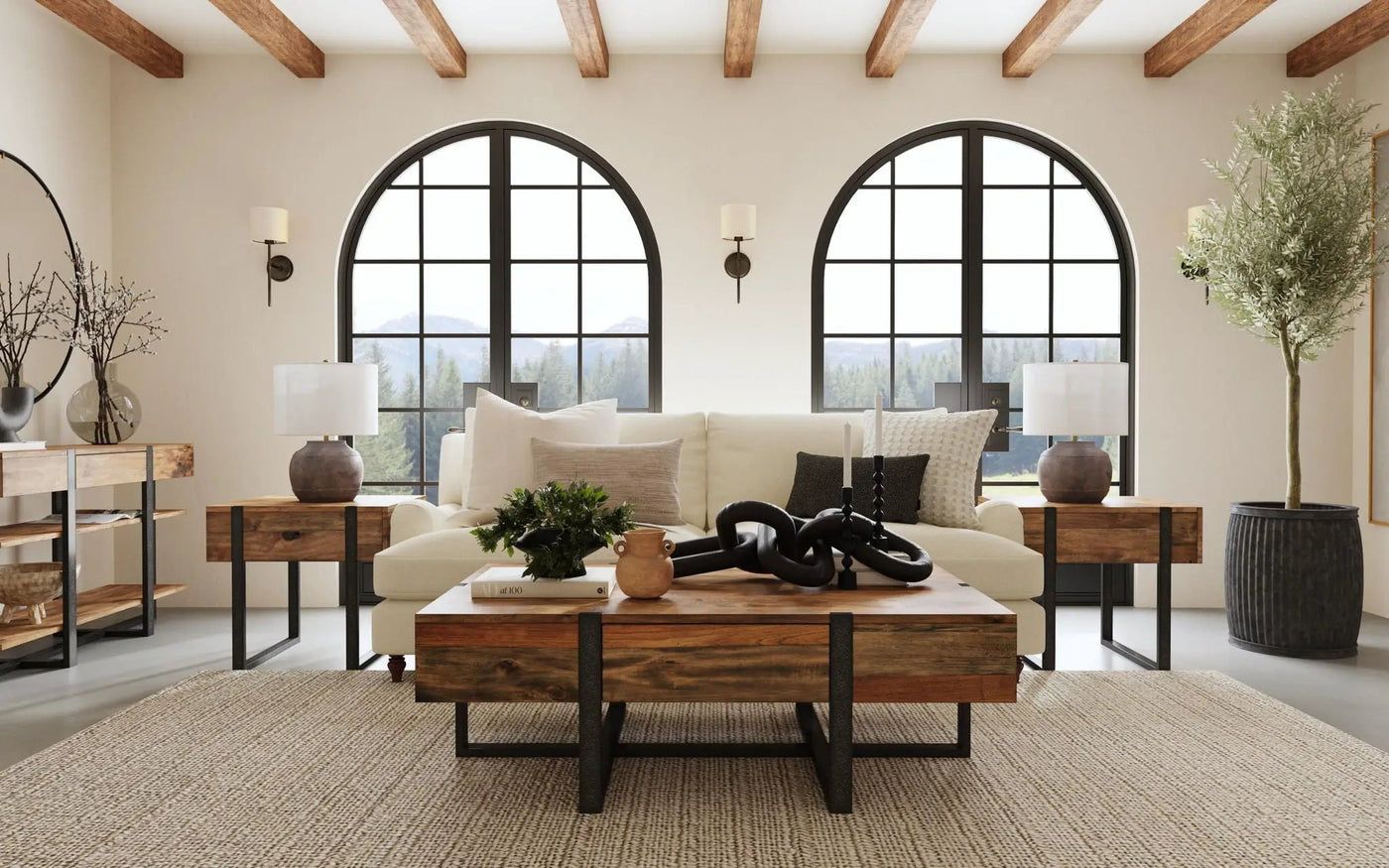 Prescott - Modern Reclaimed Wood Table by Unique Piece Furniture