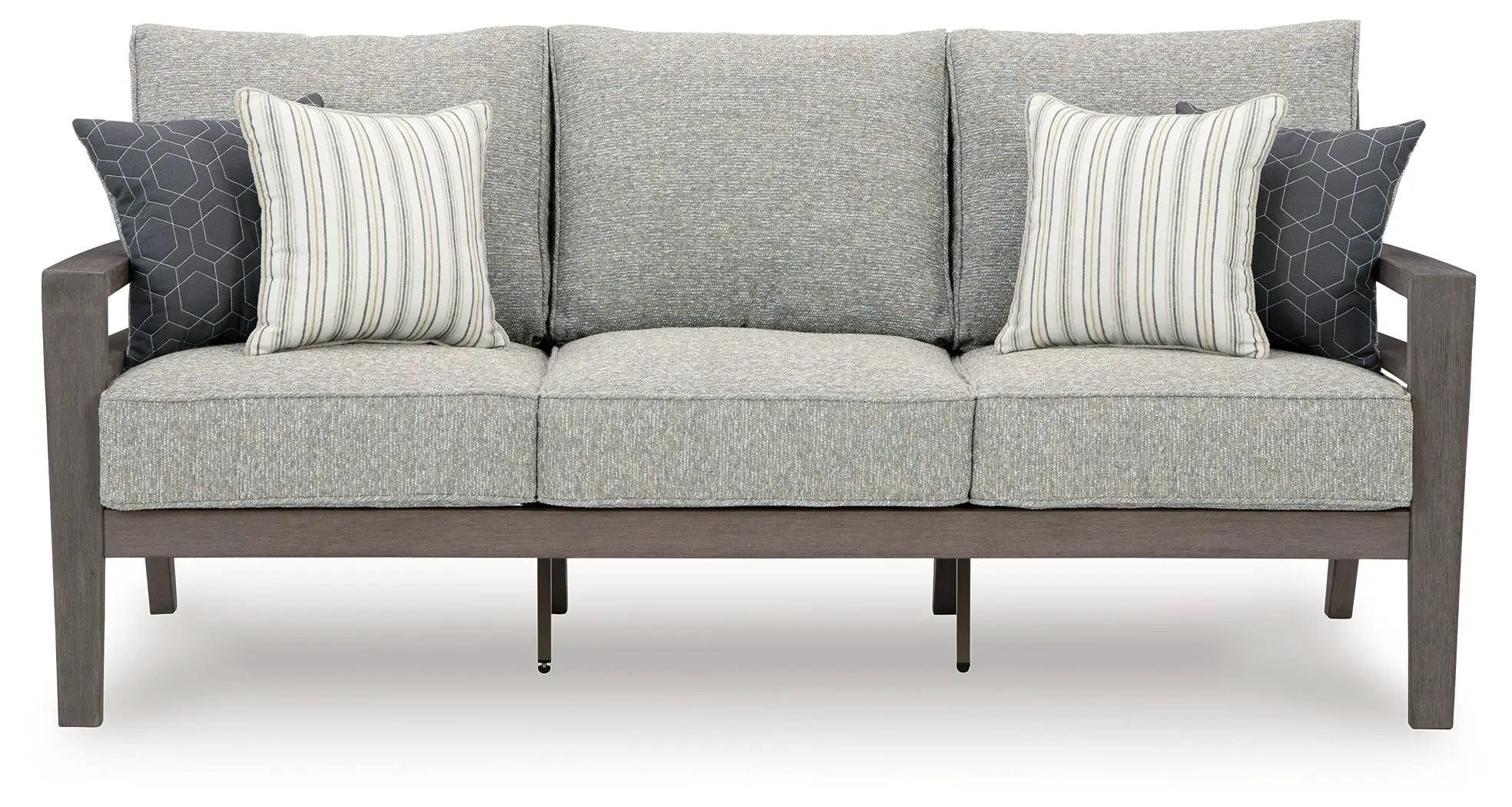 Hillside Barn - Sofa With Cushion - Gray / Brown by Unique Piece Furniture