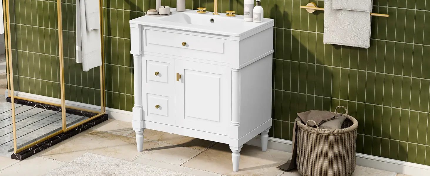 30" Bathroom Vanity with Sink by HouseOfZazla