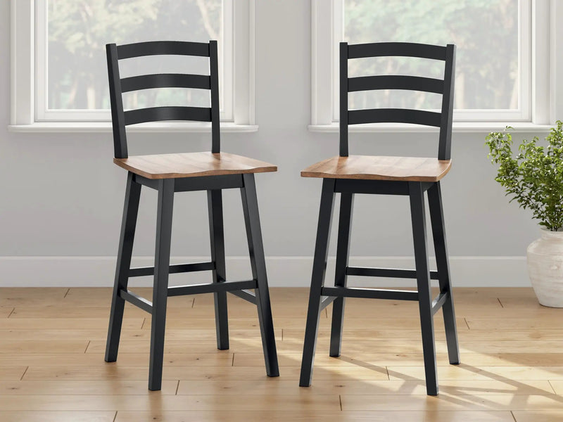 Wildenauer - Swivel Stool (Set of 2) by Unique Piece Furniture