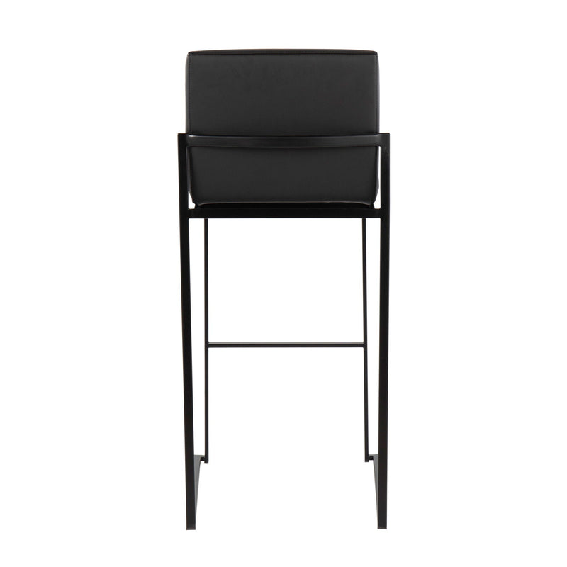 Fuji - Contemporary High Back Barstool Elegant Design by HouseOfZazla