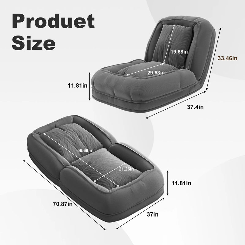 Upholstered Human Dog Bed for Adults and Pets by HouseOfZazla