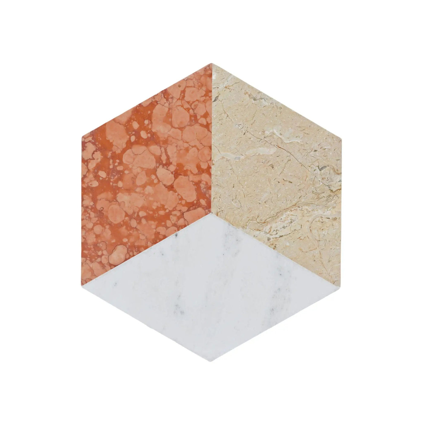 Hexagon Water Tiles For Floor And Wall (Set of 12) by HouseOfZazla
