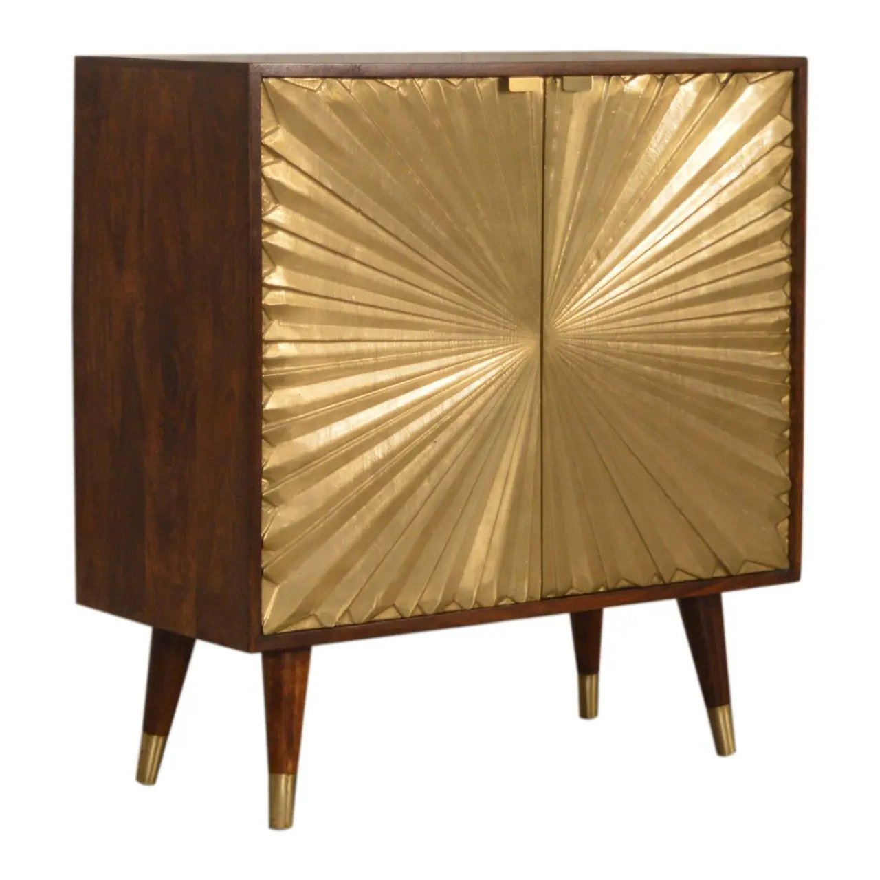 Manila - Cabinet - Gold / Brown by HouseOfZazla