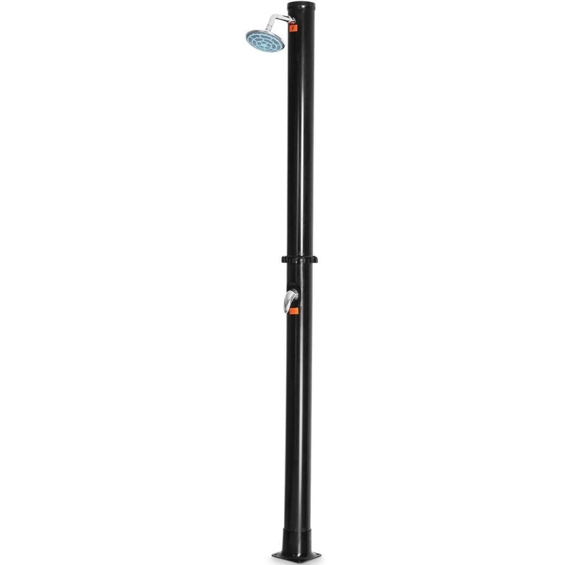 7.2 FT Solar Heated Hot/Cold Shower Spa w/ Base-5.5 Gallon by DirectDeals