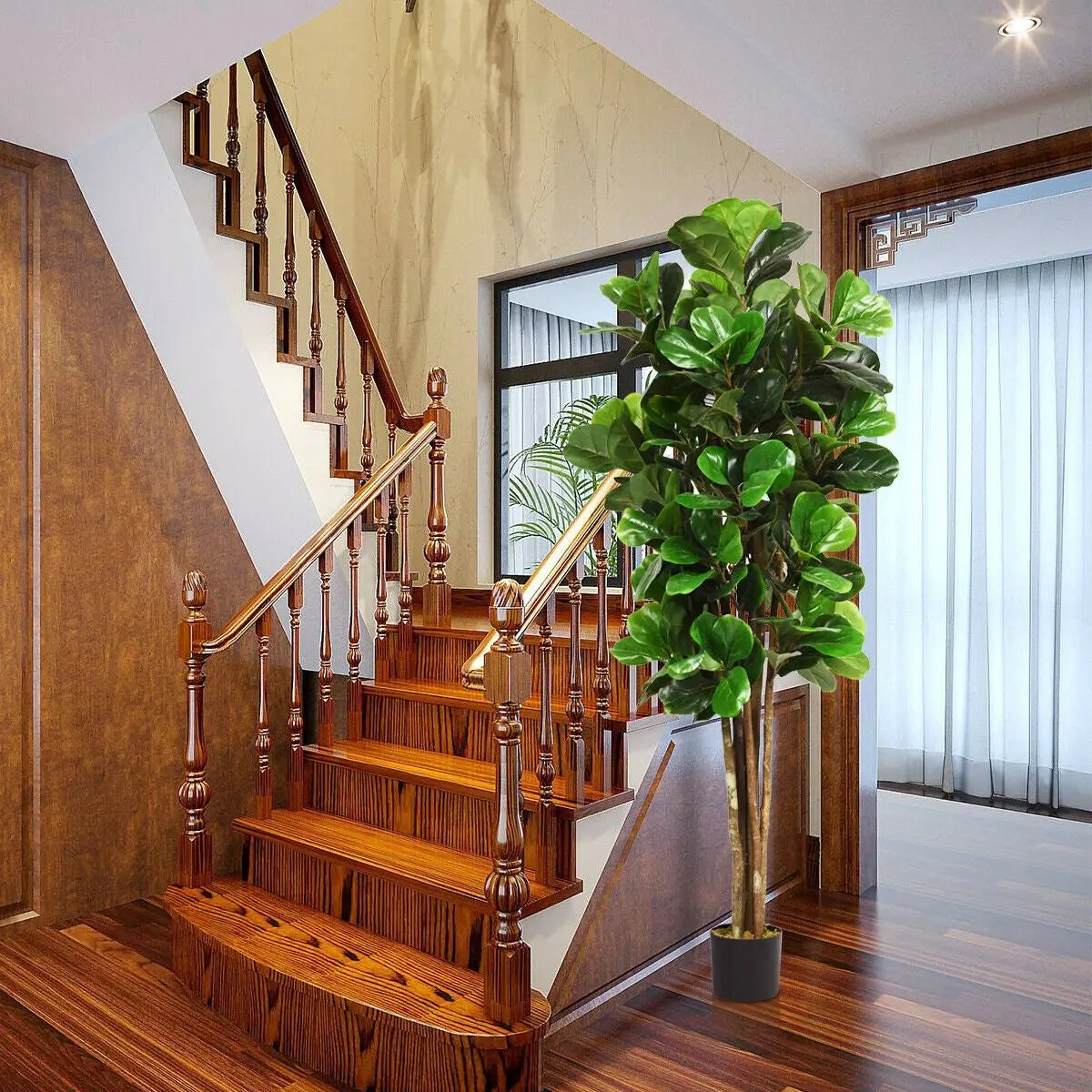 6-Feet Artificial Indoor-Outdoor Home Decorative Planter by DirectDeals