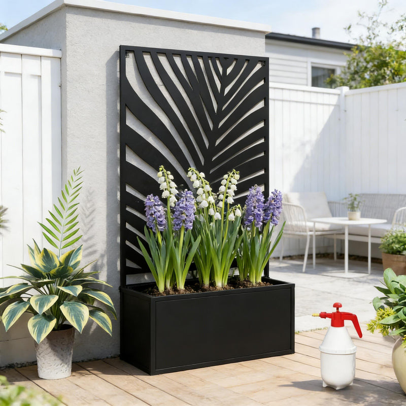 Freestanding Plant Bed, Wall Mounted Flower Bed, Raised Garden Bed by HouseOfZazla