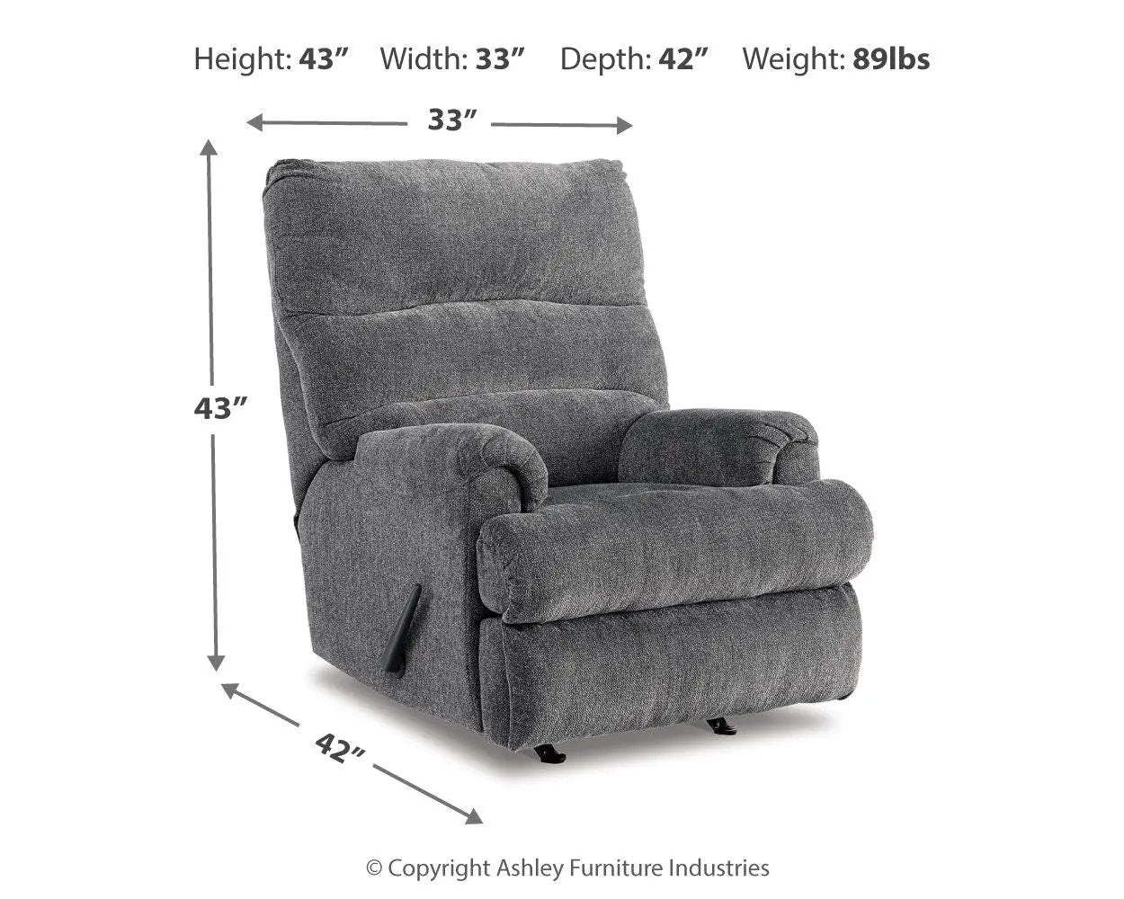 Man Fort - Rocker Recliner by Unique Piece Furniture