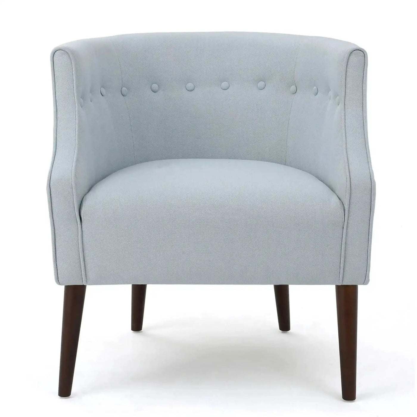 Contemporary Upholstered Club Chair With Button Tufting by HouseOfZazla