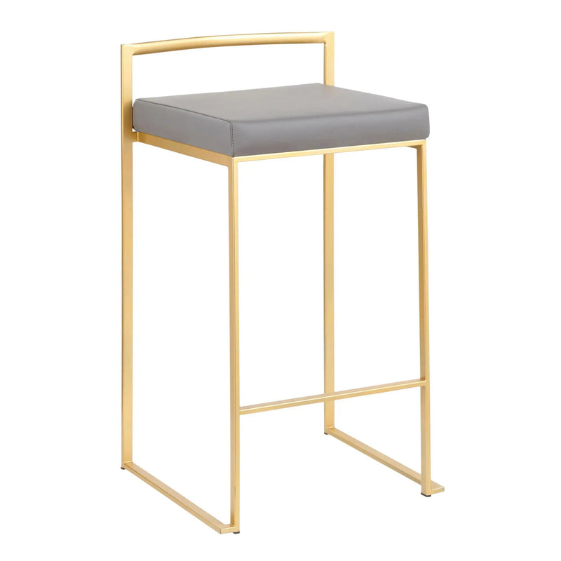 Fuji - Contemporary / Glam Design Counter Stool (Set of 2) by Unique Piece Furniture