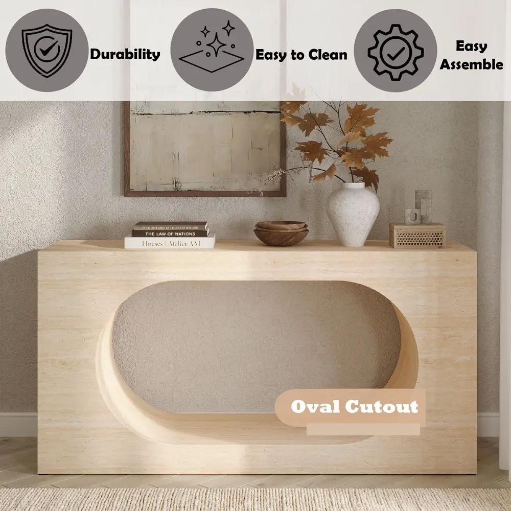 Inca - Console Table - Beige by Unique Piece Furniture