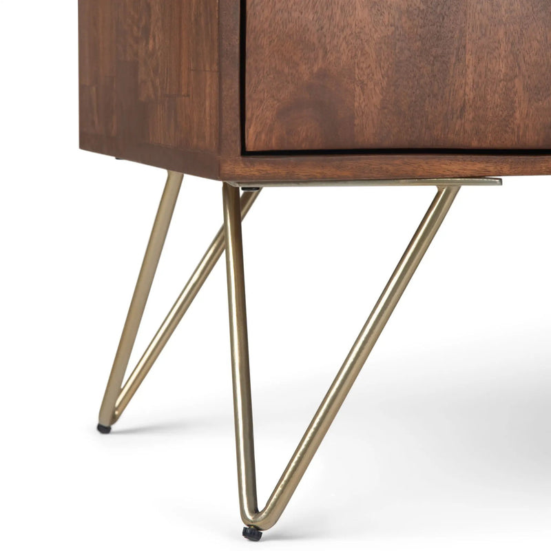 Hunter - TV Media Stand - Umber Brown Stain by HouseOfZazla