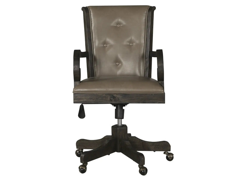 Bellamy - Fully Upholstered Desk Chair - Peppercorn by Unique Piece Furniture