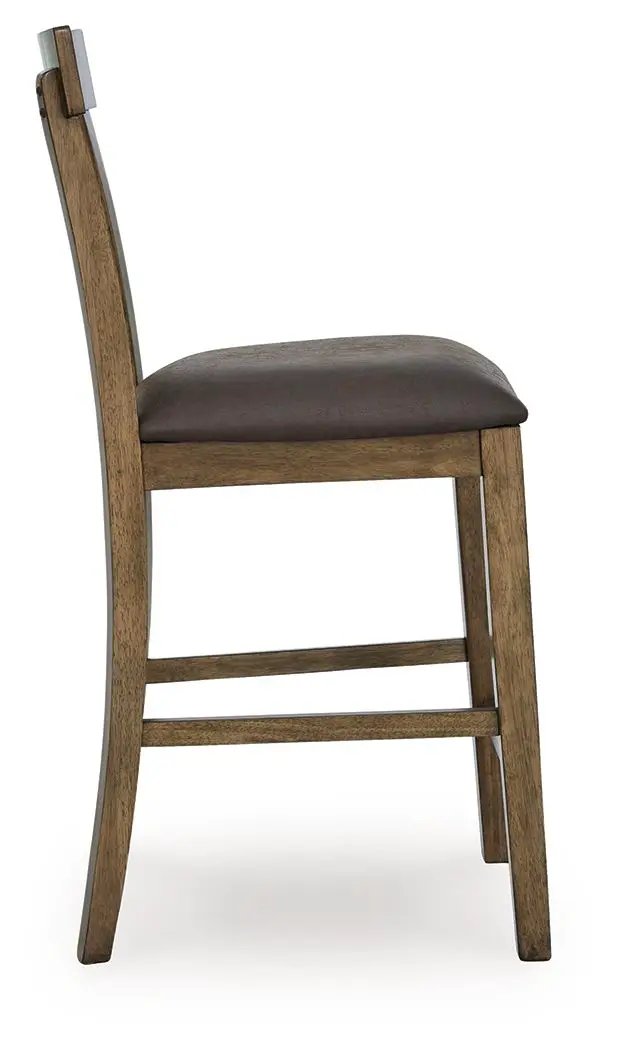 Urbinforte - Upholstered Barstool (Set of 2) - Light Brown by Unique Piece Furniture