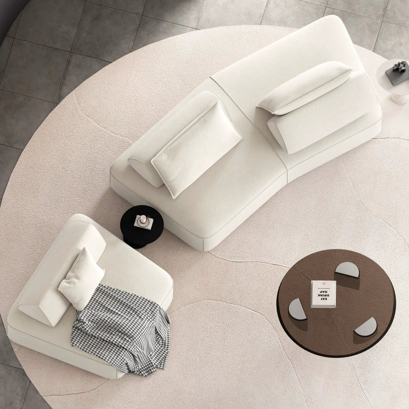 Modern Luxury Oversized Modular Sectional Sofa Set by HouseOfZazla