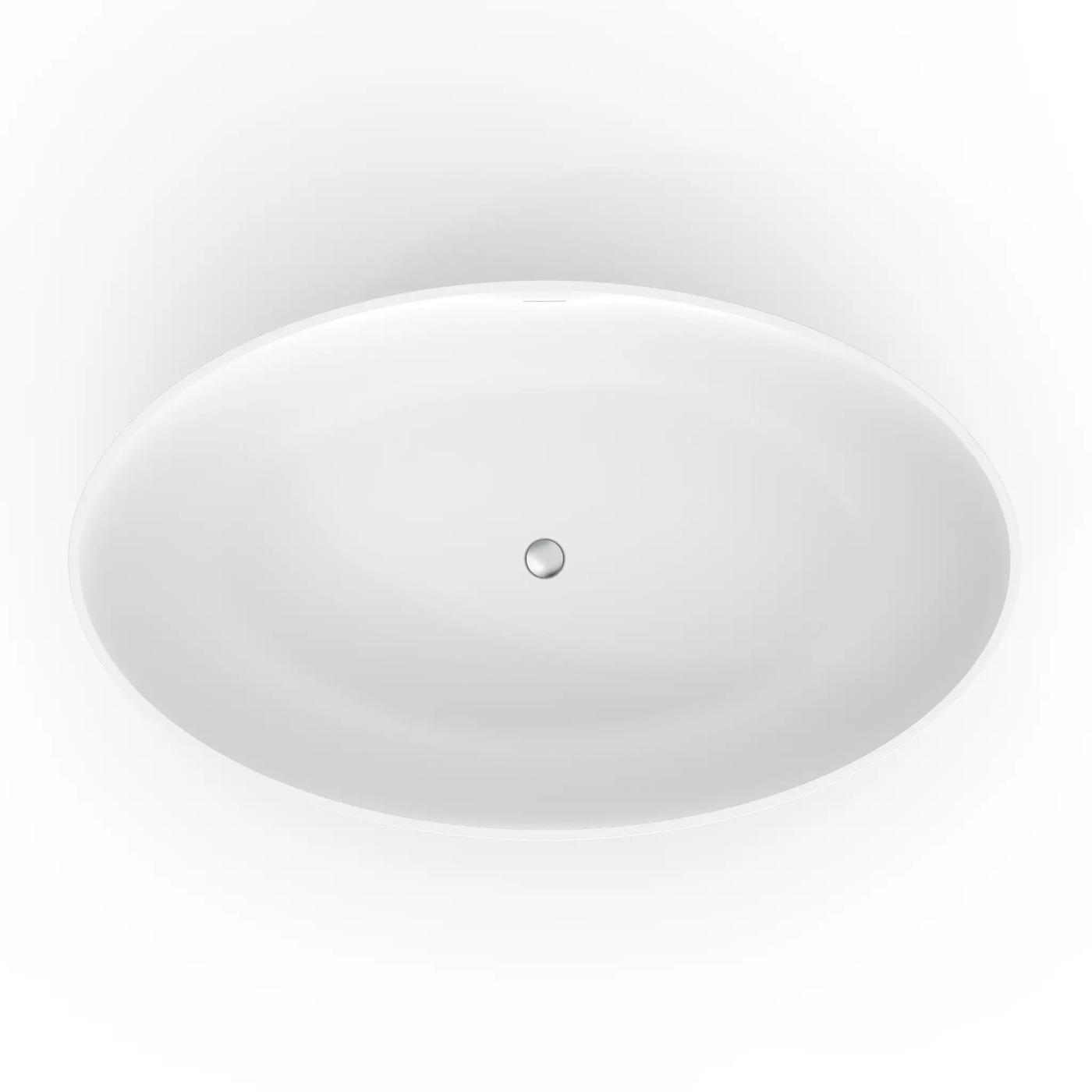 67 Inch Freestanding Solid Surface Soaking Bathtub by HouseOfZazla