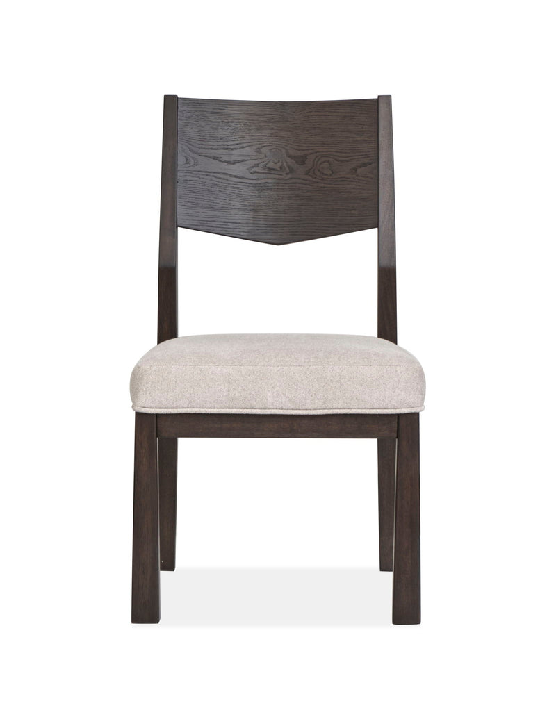 Tauren - Upholstered Side Chair With Solid Back (Set of 2) - Coffee Bean, photo 6 of 7