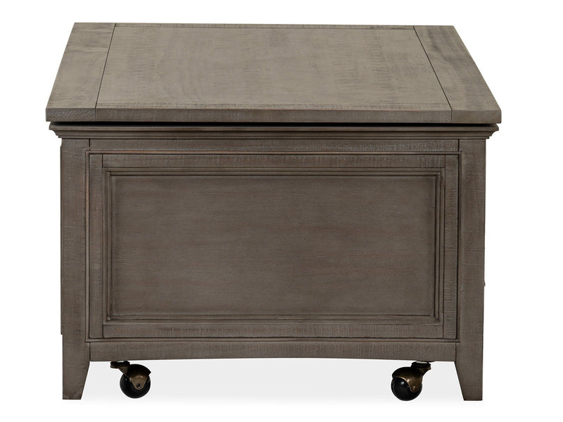 Paxton Place - Lift Top Storage Cocktail Table With Casters - Dovetail Gray, photo 5 of 7