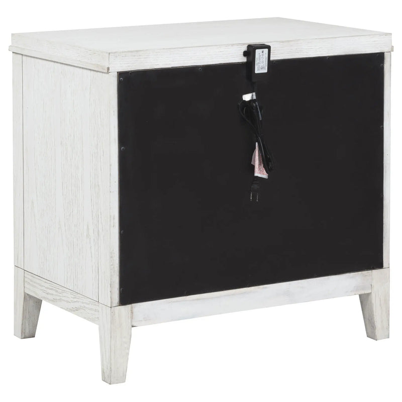 Marielle 4-piece Cal King Bedroom Set Distressed White by Unique Piece Furniture