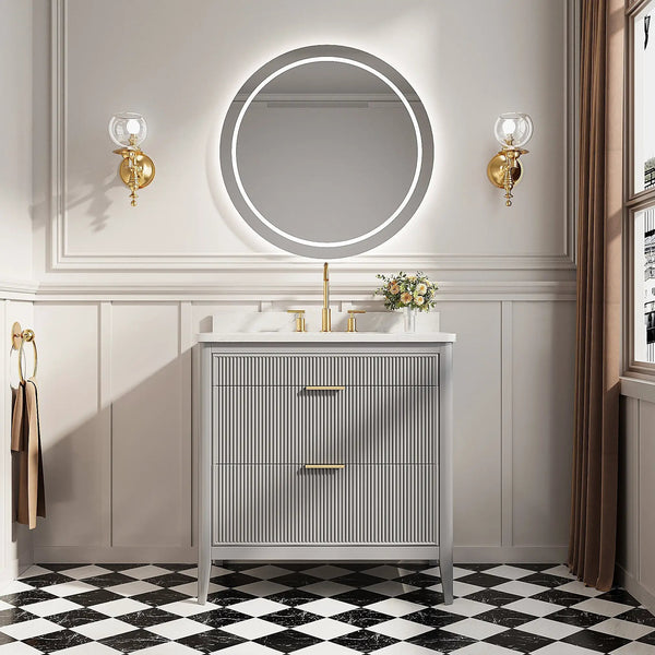 Fully Assembled 36'' Bathroom Vanity, photo 2 of 10