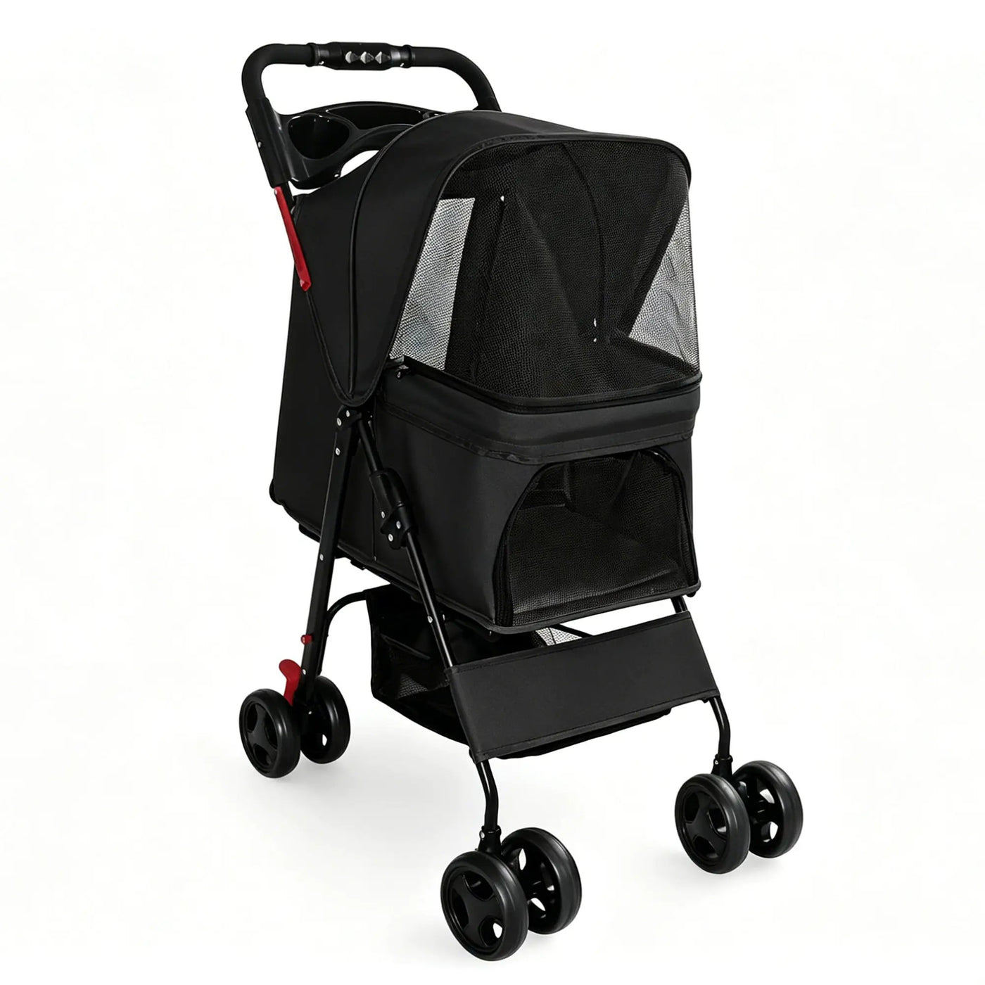 Foldable Pet Stroller for Small Dogs and Cats Under 28 lbs by HouseOfZazla