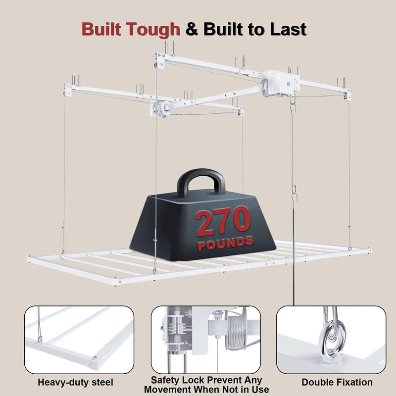 Overhead Garage Storage Rack by HouseOfZazla