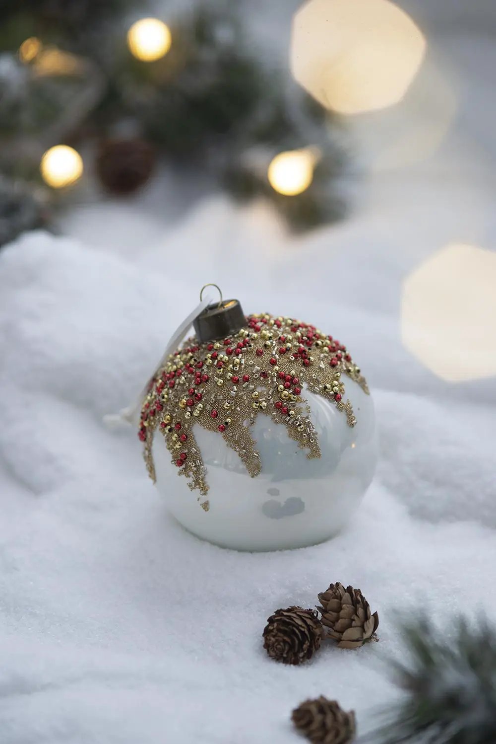 Christmas Ball Ornaments, Decorative Hanging Ball Christmas Tree Ornaments For Holiday Party Decorations by HouseOfZazla