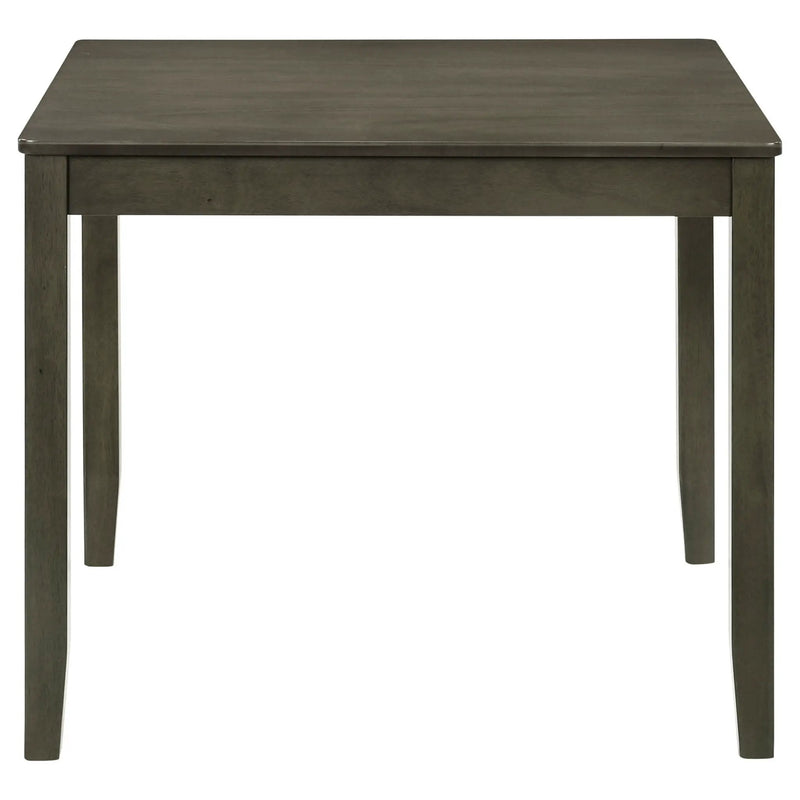 Parkwood 5-piece Square Dining Table Set Charcoal by Unique Piece Furniture