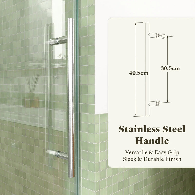 56-60"W x 60"H Frameless Sliding Tub Shower Door Enclosure by HouseOfZazla