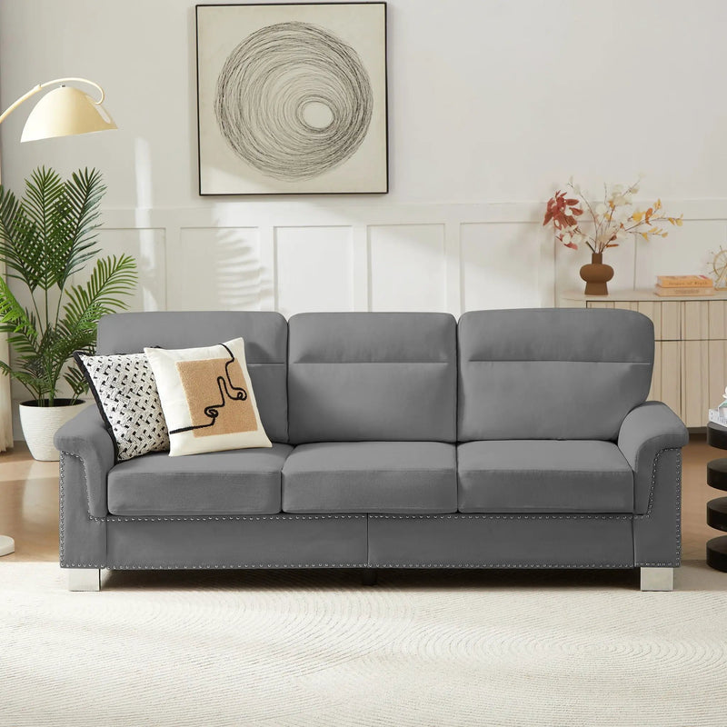 3 Seater Elegant Stationary Sofa by Unique Piece Furniture