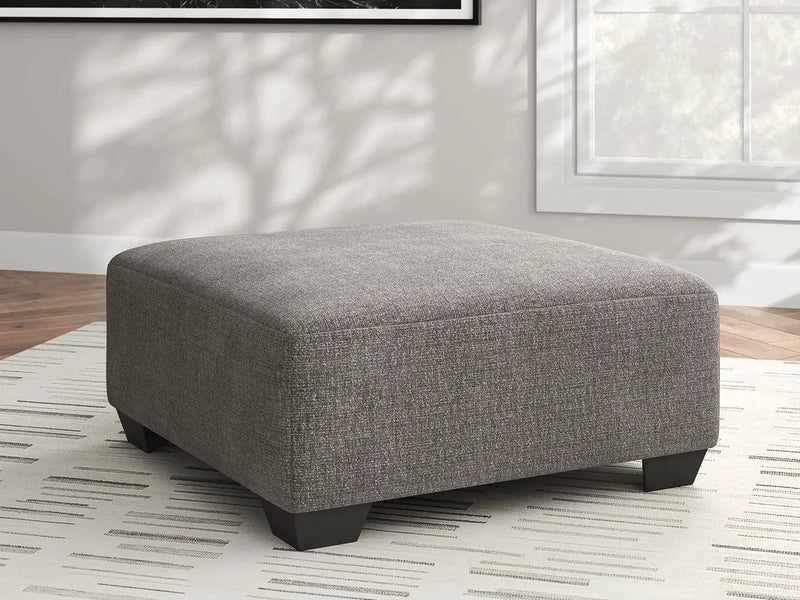 Clarington - Oversized Accent Ottoman - Greystone by Unique Piece Furniture