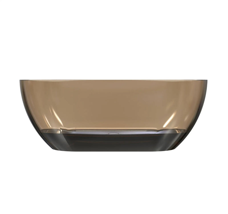 59 Inch Small-Size Resin Oval Freestanding Bathtub by HouseOfZazla