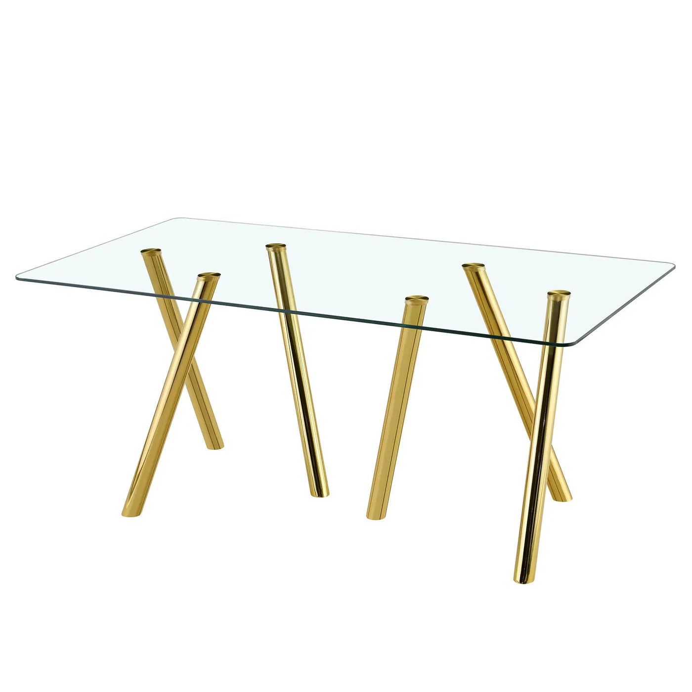 Dining Table With Transparent Surface by HouseOfZazla