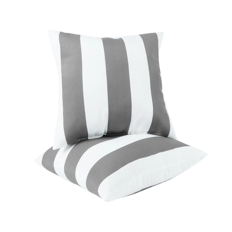 2 Pack Outdoor Throw Pillows (18x18 Inch) by HouseOfZazla