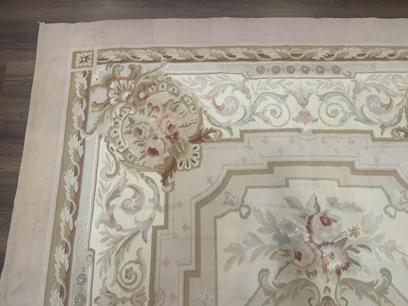 Aubusson Rug 6x9, Elegant, Flatweave, French European Design by Jewel Rugs