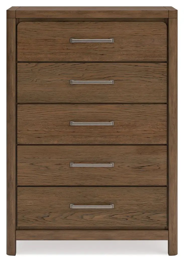Cabalynn - Five Drawer Chest - Light Brown by Unique Piece Furniture