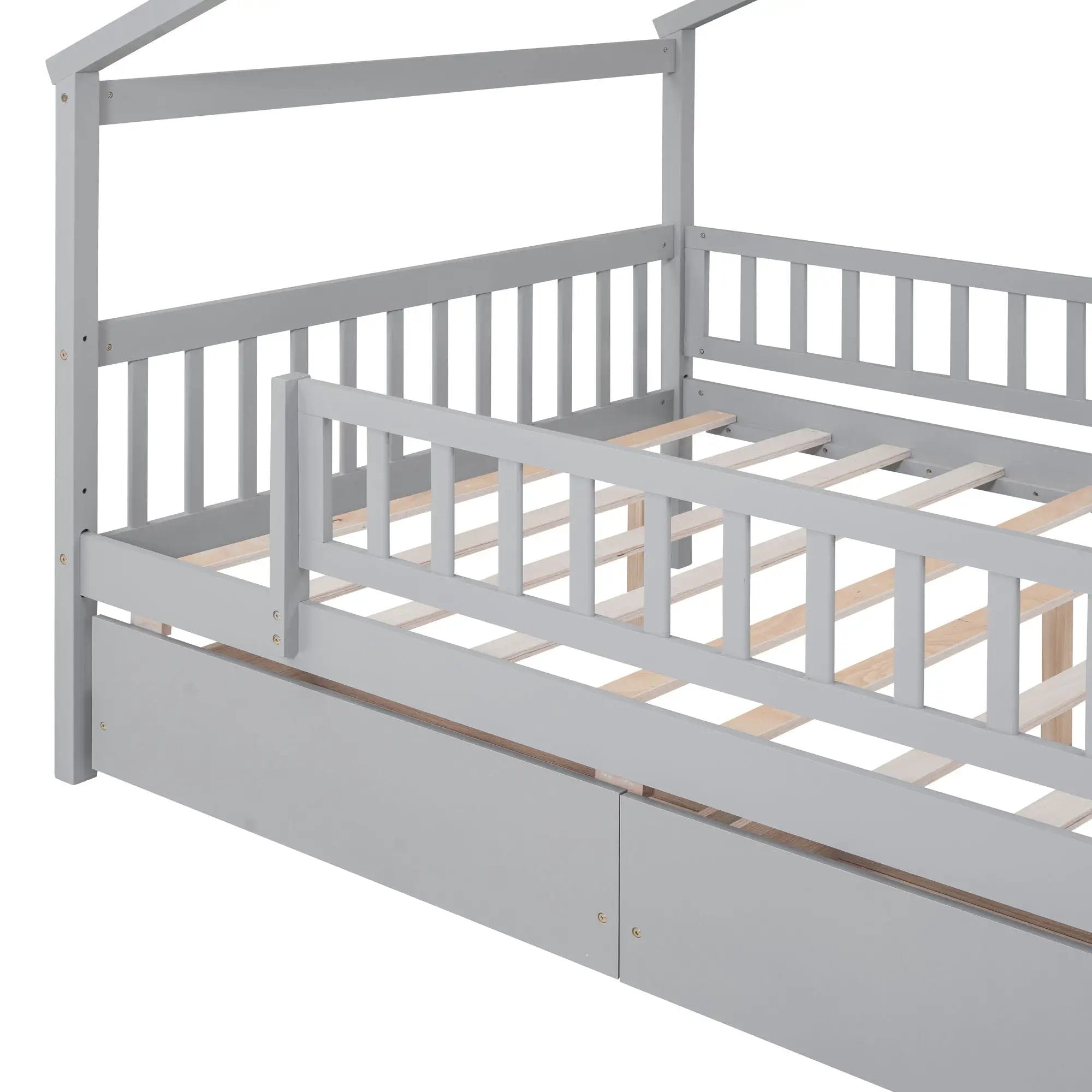 House Bed With 2 Drawers by Unique Piece Furniture