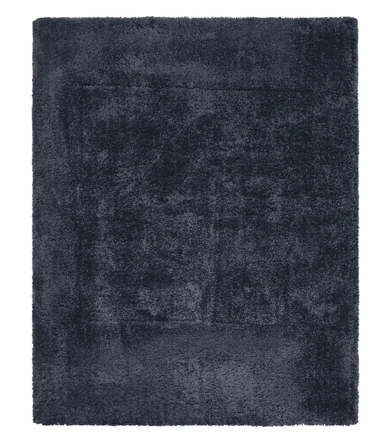 Black Shag Rug 8x10, Savafieh Milan Fluffy Black Carpet, Room Sized Shag Rug, Modern Contemporary Rug, Soft Living Room Rug, Bedroom Rug by Jewel Rugs
