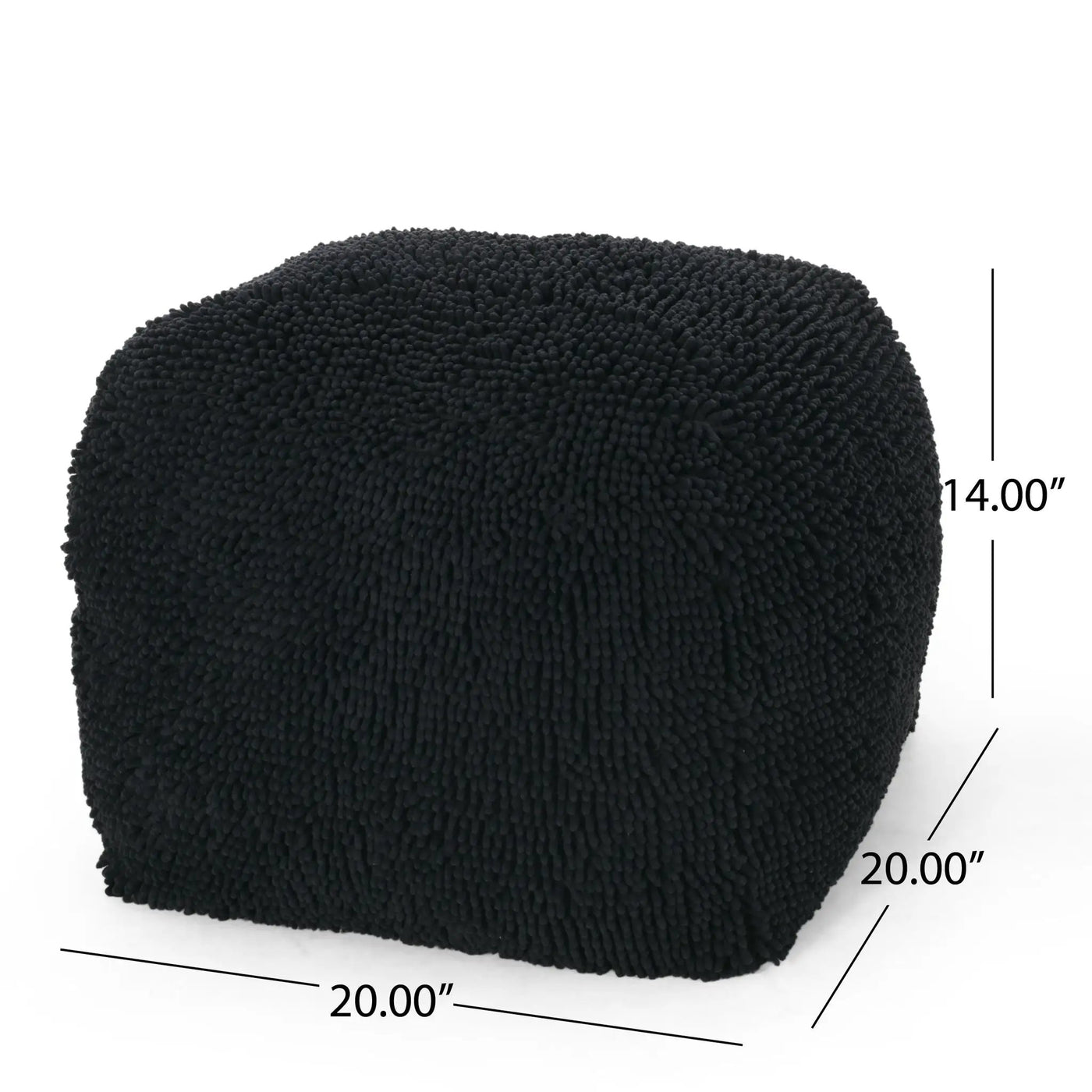 Spongy Square Pouf Soft Seating by HouseOfZazla