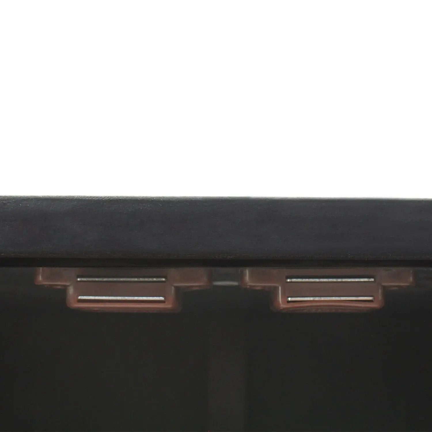 Modern Black Wood Storage Cabinet with Decorative Door by HouseOfZazla