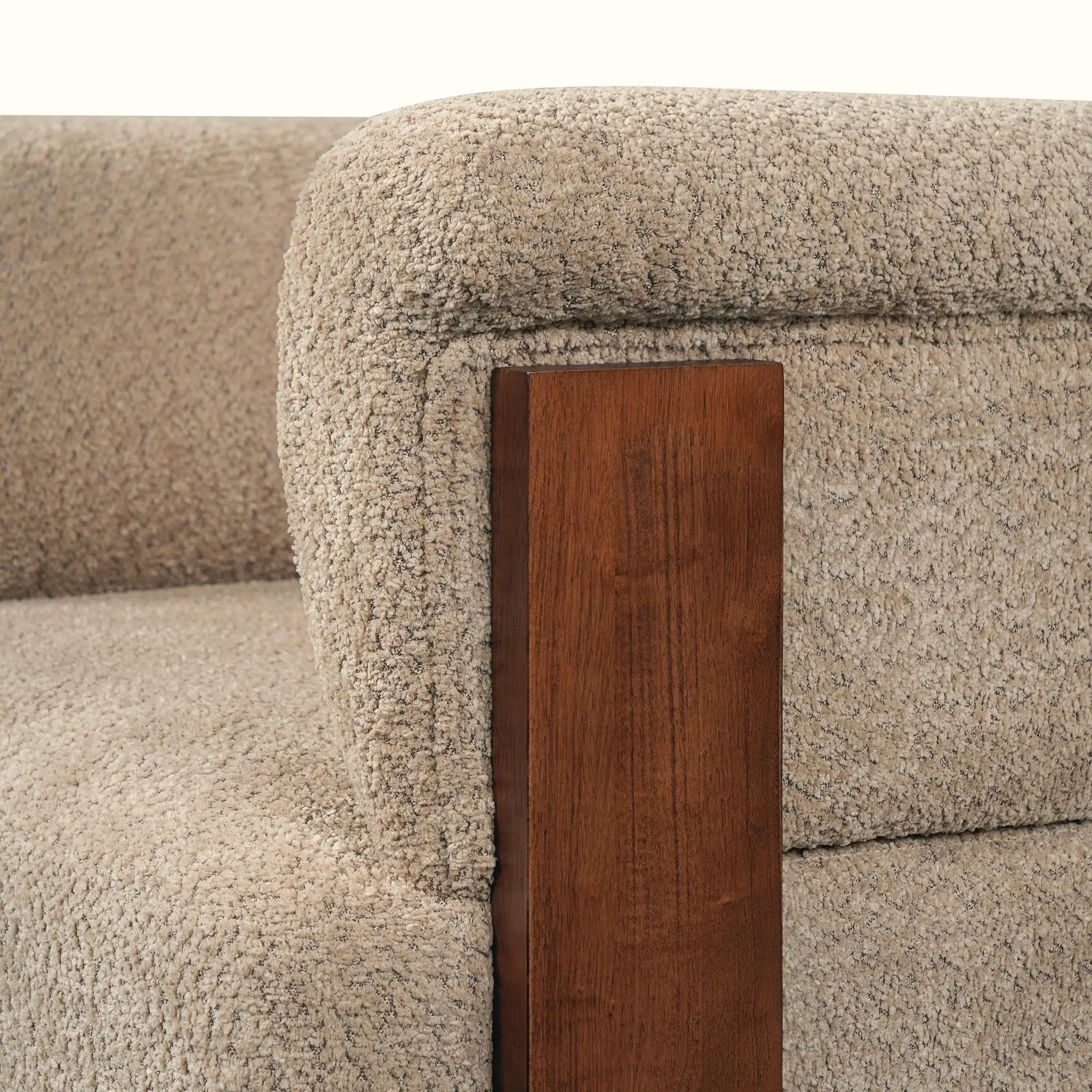 31.7" Mid-Century Curved Barrel Accent Chair by HouseOfZazla